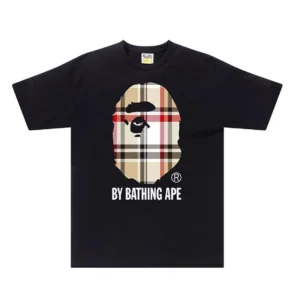 Bape Check By Bathing Ape Tee/Black