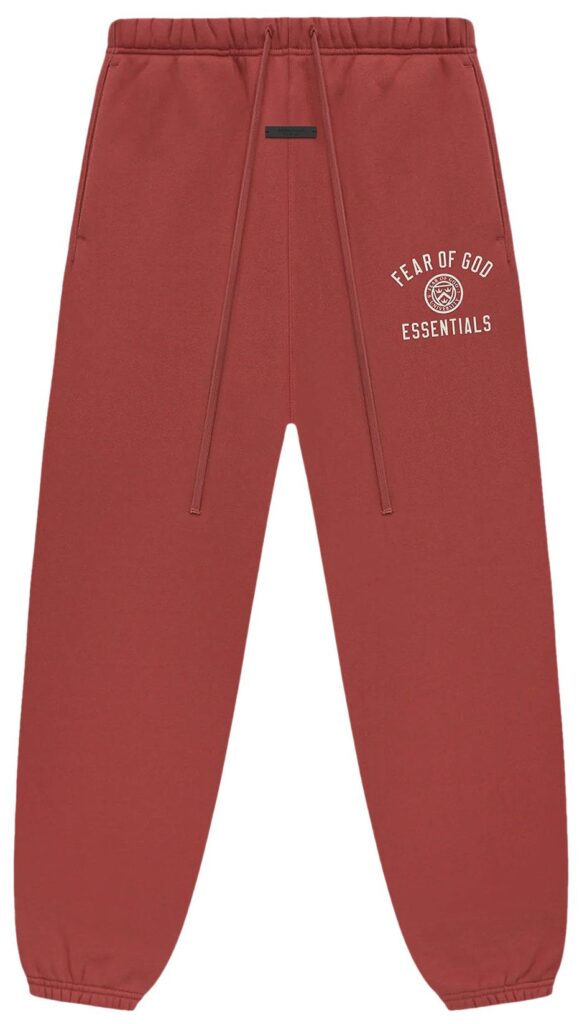 Sweatpants Fleece Crimson Red SS24
