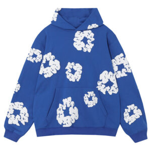 Denim Tears Cotton Wreath Hoodie Blue
