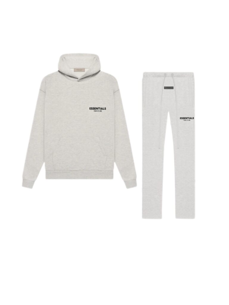 Combo-Hoodie&Pants Relaxed/Light Oatmeal/Grey