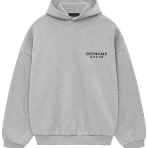 Hoodie Fleece Light Grey/SS24