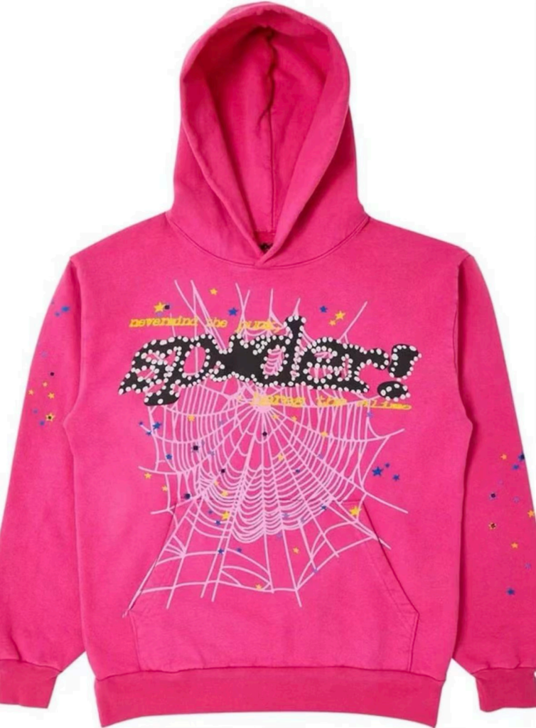 Sp5der Web Hoodie/BP Pink