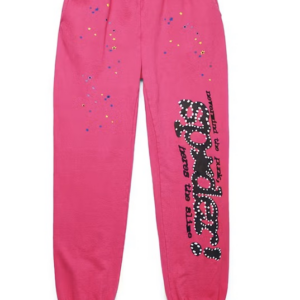 Sp5der Web Sweatpants/BP Pink