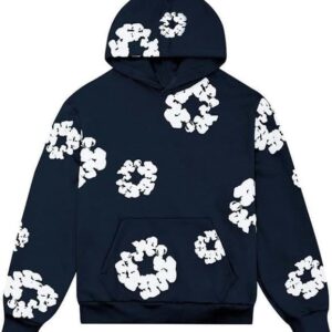 Denim Tears Cotton Wreath Hoodie Navy
