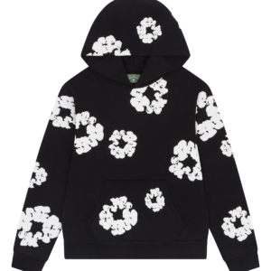 Denim Tears Cotton Wreath Hoodie Black