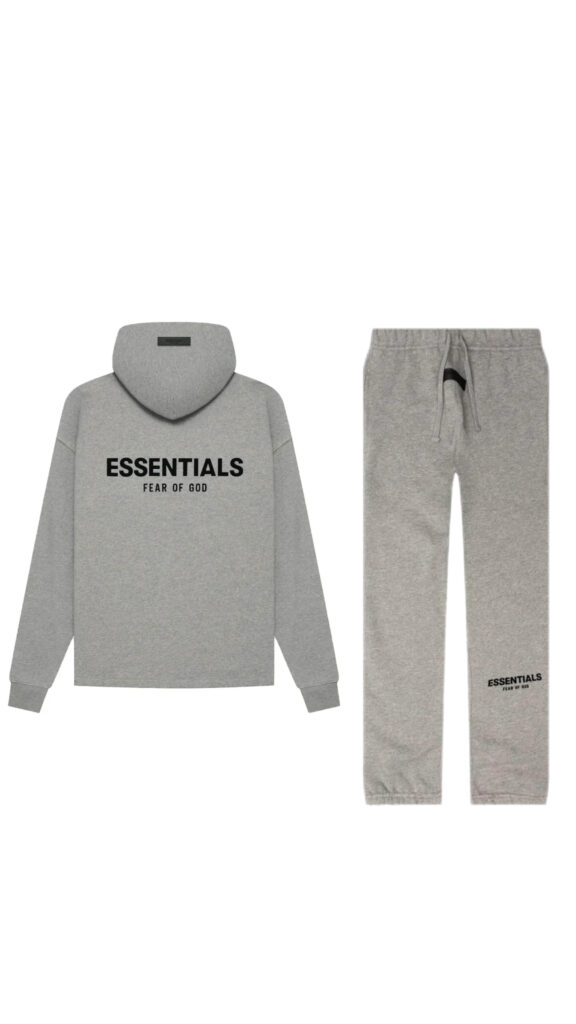 Combo-Hoodie&Pants/Dark Oatmeal/Grey