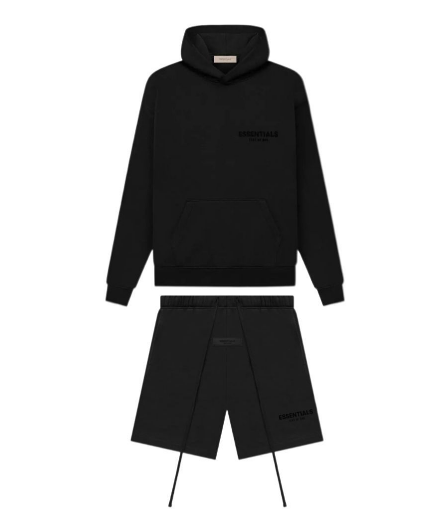 Combo-Hoodie&Shorts/Strech Limo/Black